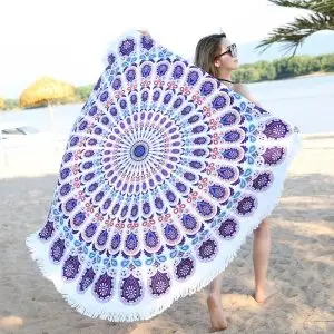 Round Beach Towel Mandala 2