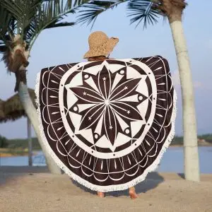 Round Beach Towel Mandala 6