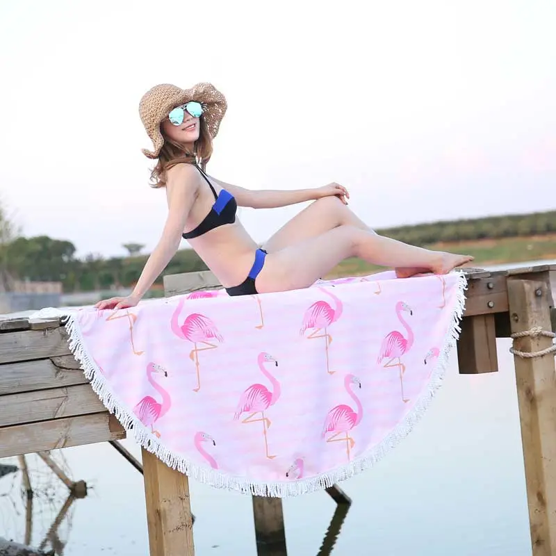 beach round towel 73