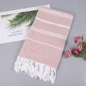 100x180cm 360g 190GSM 100% Cotton Turkish Towel SKU-08-Dark Brown 1-7