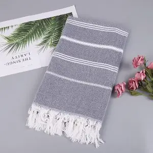 100x180cm 360g 190GSM 100% Cotton Turkish Towel SKU-12-Dark Blue 1-11