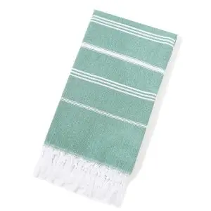 100x180cm 360g 190GSM 100% Cotton Turkish Towel SKU-15-Bean Green 1-20