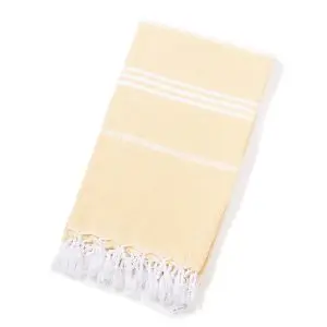 100x180cm 360g 190GSM 100% Cotton Turkish Towel SKU-22-Cream Yellow 1-27