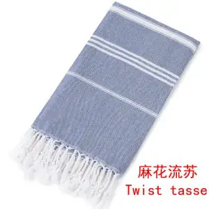 100x180cm 360g 190GSM 100% Cotton Turkish Towel SKU-24-Sapphire Blue 1-31-2