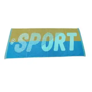 40x100cm Yarn-dyed sports towel Blue