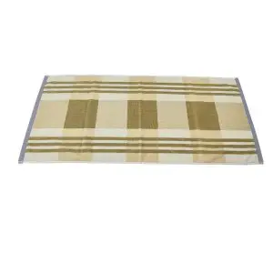 40x100cm Yarn-dyed sports towel Coffee checkered