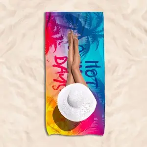 70x150cm Rainbow Coconut Tree