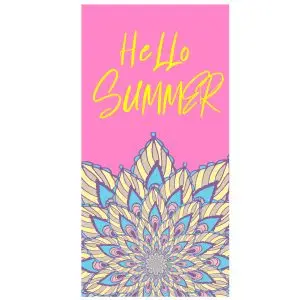 80x160cm Front side printed Sand Resistant Beach Towel SKU-35-B7