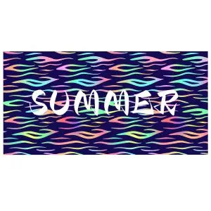 80x160cm Front side printed Sand Resistant Beach Towel SKU-39-B11