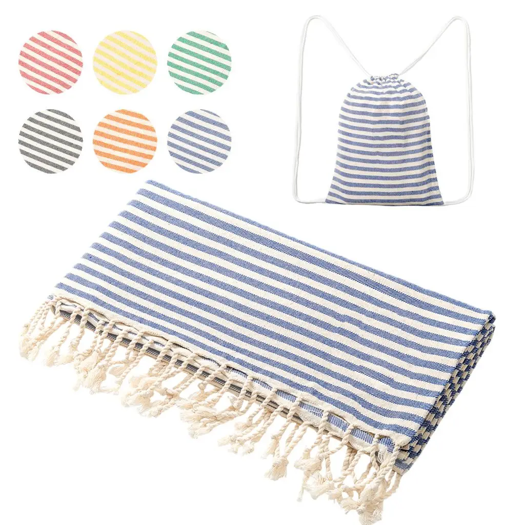 Classic Beach Towel Peshtemal with bag Wholesale At Cheap Price