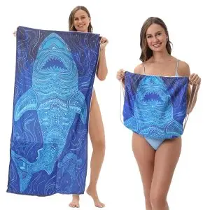 Distribution Printed Microfiber Beach Bag Towel Set SKU-19-YTB-001-19