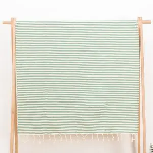 Eco Adults Customizable Oversized Sandless Cotton Turkish Beach Towel 100x180cm