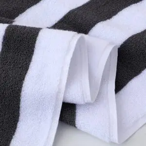 Luxury Cotton Beach Towel 30x70 inches Jacquard Logo