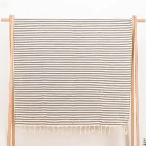 Multi function Adults Customizable Oversized Sandless Cotton Turkish Beach Towel 100x180cm