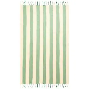Oversize Luxury 40x70 inches Striped Turkish Beach Towel With Tassel