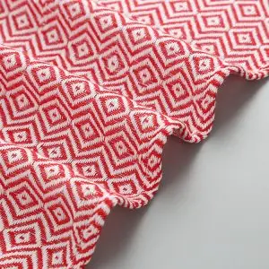 Premium Cotton 100x180cm 460g 240GSM Turkish Lozenge Tassel Beach Towel