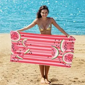 Sand Free Beach Towel 80x160cm 1 Side Print SKU-01-R1（75_150）