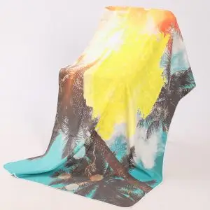 Sand Free Beach Towel 80x160cm 1 Side Print SKU-12-K
