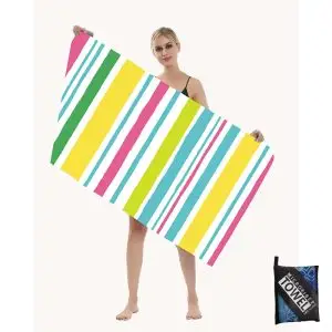 80x160cm Sandless stripe beach towel