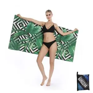 80x160cm Tropical Leaves sandless beach towels