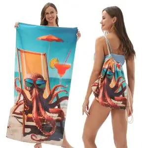 Wholesale Printed Beach Towel Backpack 2in1 Set SKU-21-YTB-001-21
