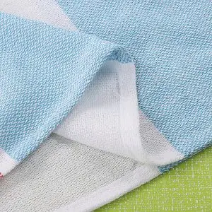 Wholesale Yarn-dyed Cotton Turkish Beach Towel with Tassels Cotton and Linen Striped Quick-Drying Shawl