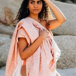 75x150cm rectangle beach towel with tassel