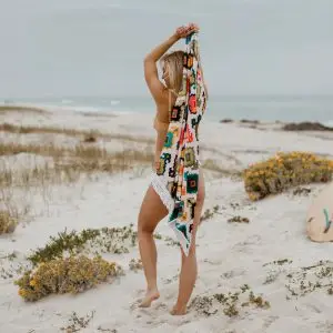 Personalized Beach Towels With Tasse Fringes