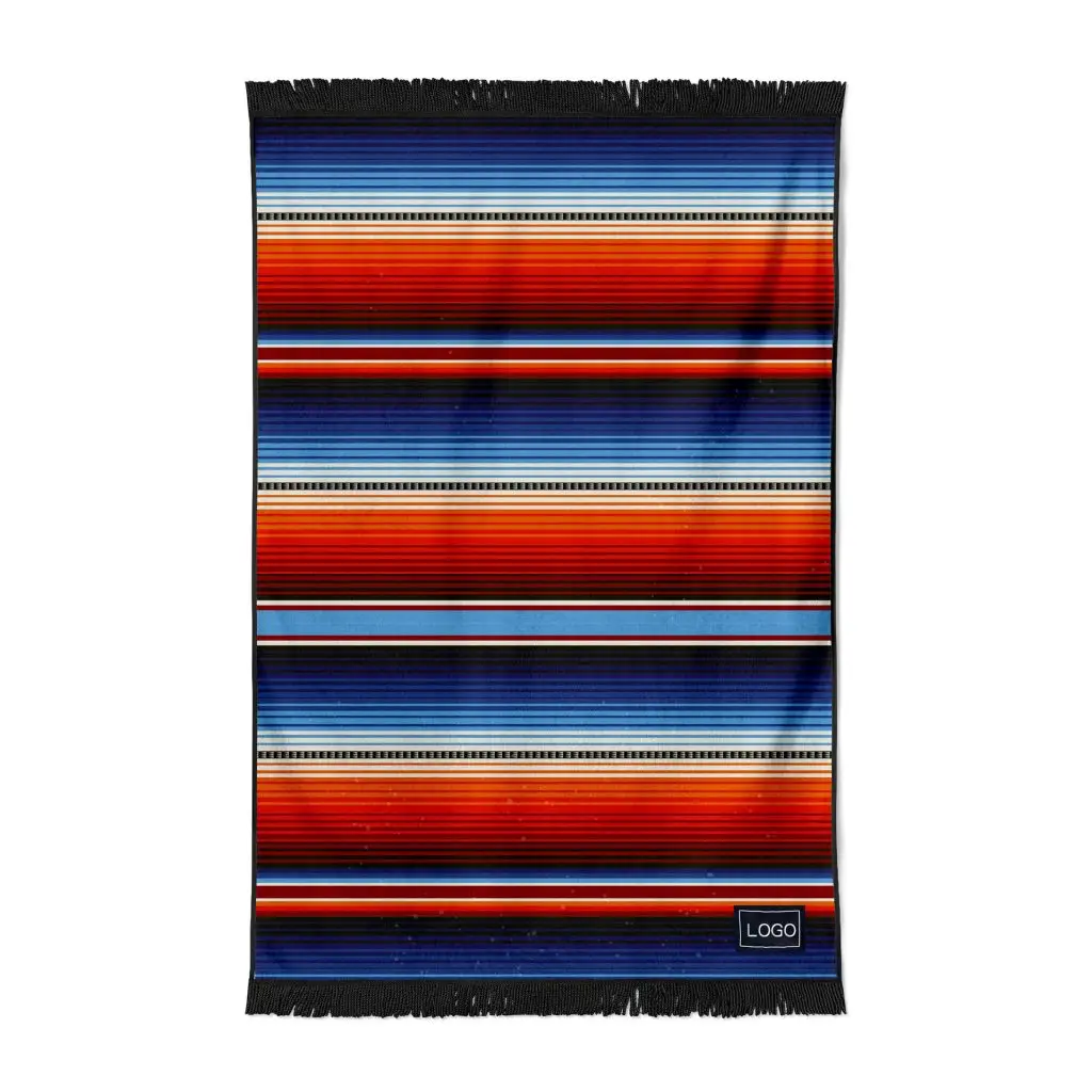 Rectangular Quick Dry Beach Towel with Tassel SKU 03 LSSTJ 3