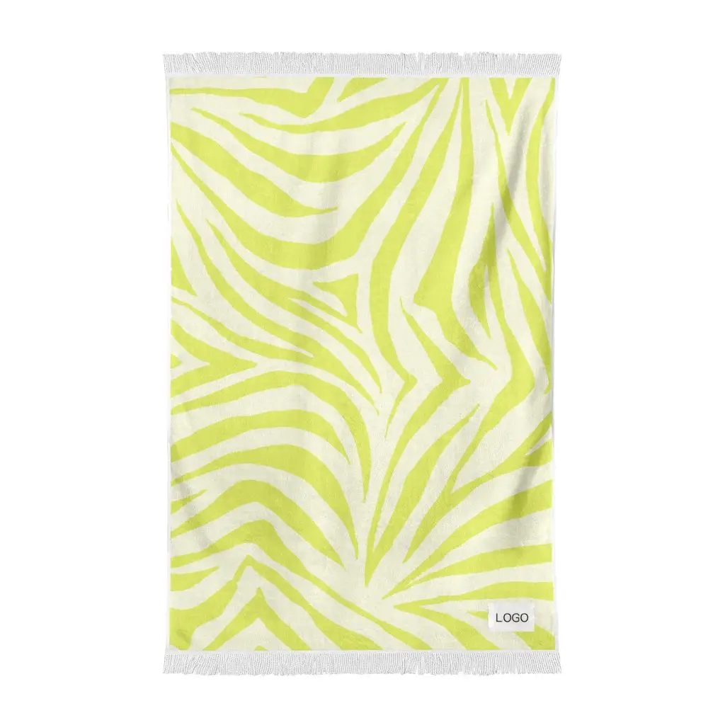 Rectangular Quick Dry Beach Towel with Tassel SKU 09 LSSTJ 9
